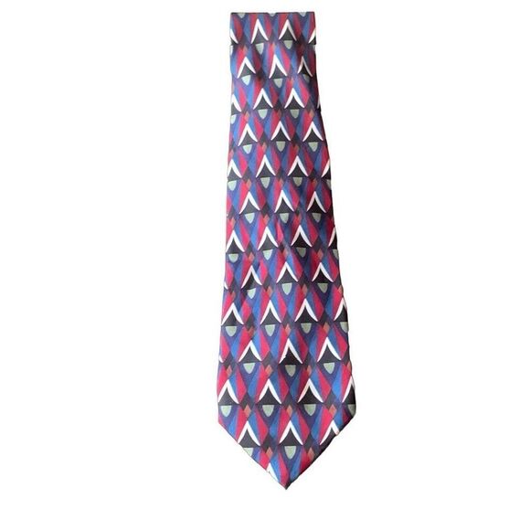 Pre Owned Men’s Crossbow Tie Neck Tie Necktie Classic Style 100% Silk - Picture 3 of 5